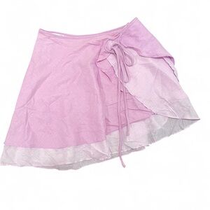 Chic Asymmetrical Pink Skirt